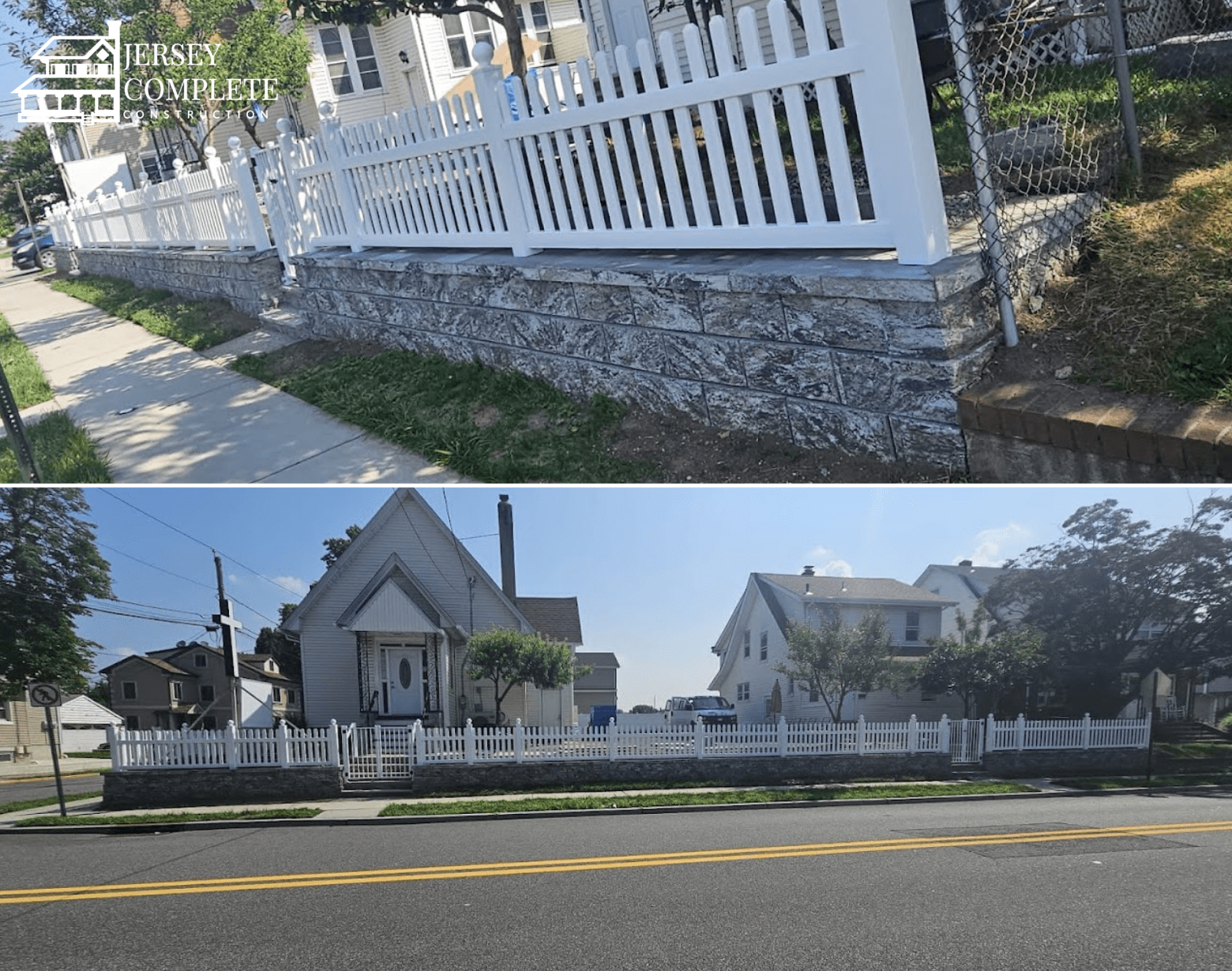 Retaining Wall Construction in Residential Home NJ